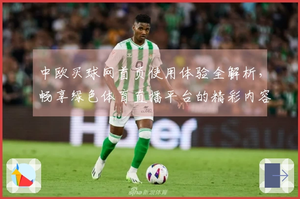 中欧买球网首页使用体验全解析，畅享绿色体育直播平台的精彩内容